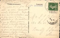 CPA Chamonix Hotel Du Montenvers Et Aiguille Du Dru