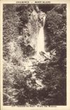 VINTAGE POSTCARD Chamonix Mont Blanc Cascade of the Dart Road of Let us work