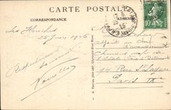 VINTAGE POSTCARD Chamonix Viaduct Sainte Marie