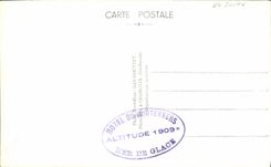 VINTAGE POSTCARD Chamonix the White MT sight of L Switches Plan