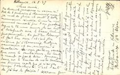 VINTAGE POSTCARD Chamonix Switches Hanging post