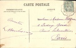 CPA Le Mont Blanc vu du Jardin