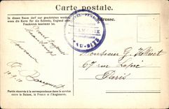 CPA Chamonix Depart pour le Montanvert er la Mer de glace Promenade a cheval