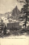 VINTAGE POSTCARD Chamonix Hotel of Montanvert and Aiguillle Thickly