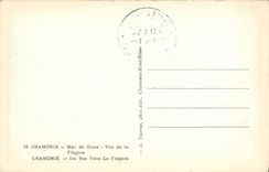 CPA Chamonix Mer de Glace Vue de la Flegere