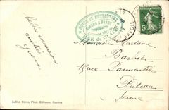 VINTAGE POSTCARD Chamonix Cascades of Nant Blanc to the Sea of Ice