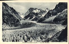 VINTAGE POSTCARD Chamonix Mont Blanc Sea of Giace