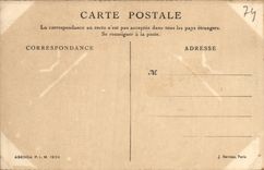 VINTAGE POSTCARD Chamonix Mont Blanc Crossed D a Crack