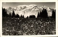 VINTAGE POSTCARD Chamonix Mont Blanc Solid mass