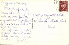 VINTAGE POSTCARD Chamonix Mont Blanc Solid mass