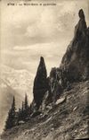 VINTAGE POSTCARD Chamonix Mont Blanc and Pyramides