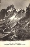 VINTAGE POSTCARD Chamonix Mont Blanc Needles of Charmoz and Blaitiere