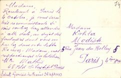 VINTAGE POSTCARD Chamonix Climbing of Mont Blanc Chamonix and L switches South