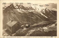 VINTAGE POSTCARD Chamonix Mont Blanc Flegere And Vue On the Chain