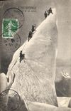 VINTAGE POSTCARD Chamonix Climbing D a Serac alpinism