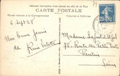 VINTAGE POSTCARD Chamonix Mont Blanc Collar of Aravis Cows