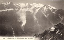 VINTAGE POSTCARD Chamonix the Mont Blanc Seen of Beautiful Purchase