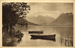 CPA Annecy Le bout du Lac et le Massif des Bauges
