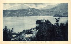 CPA Lac D Annecy Duingt et le Chateau