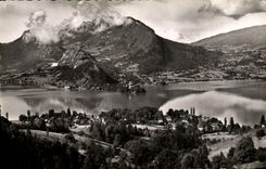 MODERN CARD Lake Annecy Seen On Talloires and Duingt
