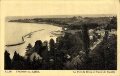 VINTAGE POSTCARD Thonon Les Bains the wearing of Banks and point of Feast