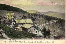 VINTAGE POSTCARD the Mount Revard D Altitude and Mont Blanc
