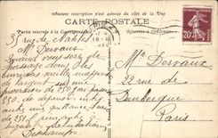 VINTAGE POSTCARD Combloux the Large Hotel of the PLM and Mont Blanc