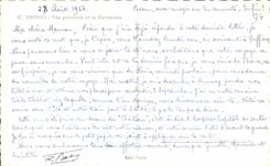 CPA Thones Vue Generale et le Parmelan