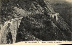 CPA Chemin de Fer de La Mure Passage de La Rivoire