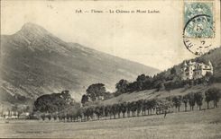 CPA Thones Le Chateau et Mont Lachat