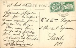 Playa de Binic de la POSTAL de la VENDIMIA de L antes de los juegos portuarios