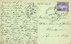 CPA Notre Dame de La cour en Lantic Porche d Entree