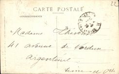 CPA Temple de Lanlef Colonne romane bizantine