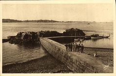CPA L Arcouest Cale de l Embarcadere Pour l Ile de Brehat