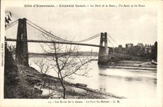 CPA Les Bords de la Rance Le Pont St Hubert