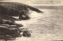CPA Presquile de Rhuys Saint Gildas Cote Sauvage entre le Charnial et le Goacheux sous le Grand Mort