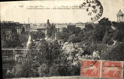 VINTAGE POSTCARD Hillocks Chaumont Paris