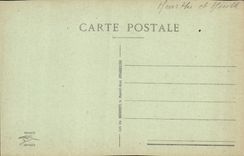 VINTAGE POSTCARD Guebwiller Street of the Station