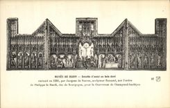 CPA Musee De Dijon Retable d autel en bois dore