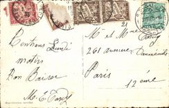 CPA Colombier Vue Generale et Jes AlpesM