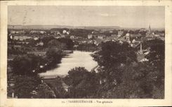 VINTAGE POSTCARD Sarregumines View