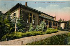 VINTAGE POSTCARD Camp of Bitche the Casino of the Militaria Officers