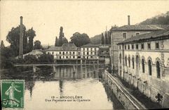 VINTAGE POSTCARD Angouleme a Paper mill on Charente