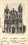 VINTAGE POSTCARD Angouleme the Gate of the Cathedral Saint Pierre