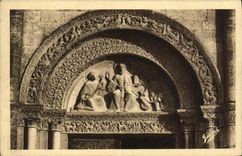 VINTAGE POSTCARD G Has Angouleme Cathedrale St Pierre Voussure of Gate