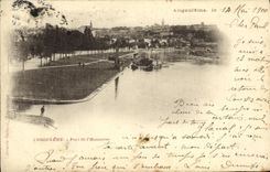 VINTAGE POSTCARD Angouleme Wearing of L Houmeau
