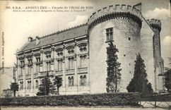 VINTAGE POSTCARD Angouleme Frontage of L Town hall