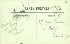 VINTAGE POSTCARD Angouleme Cathedral Detail of the Gate