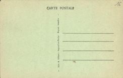 VINTAGE POSTCARD Angouleme Desaix Rampart and Statue Carnot