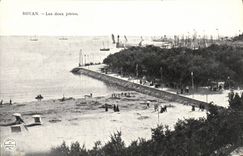 CPA Royan Les Deux Jetees